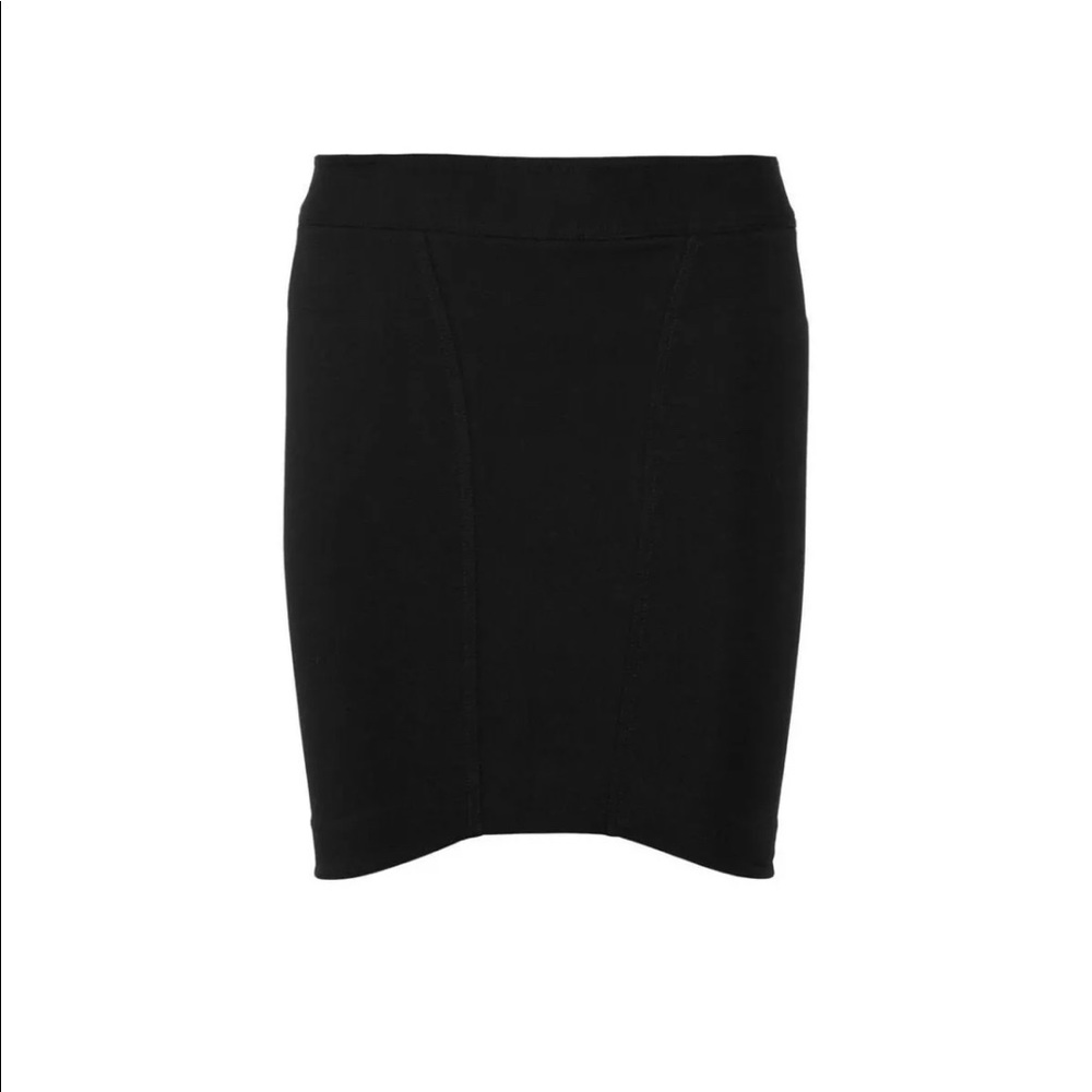 Helmut Lang Black Gala Mini Skirt XS P